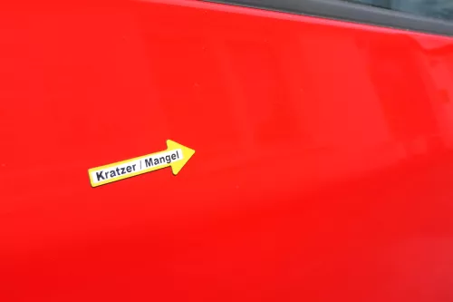 VW Lupo Seat Arosa Tür vorne rechts Beifahrertür rot LP3G (mechanischerFenst (170467)