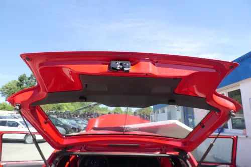 VW Lupo 6X Heckklappe Klappe Kofferraumklappe Scheibe rot LP3G (170469)