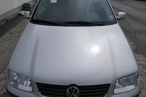 VW Polo 6N2 Motorhaube Haube vorne Klappe silber LB7Z