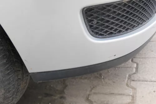 VW Polo 6N2 Stoßstange vorne Frontstoßstange Stoßfänger silber LB7Z + Grill (170481)