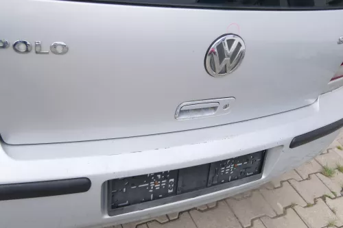 VW Polo 6N2 Stoßstange hinten Heckstoßstange Stoßfänger silber LB7Z (170483)