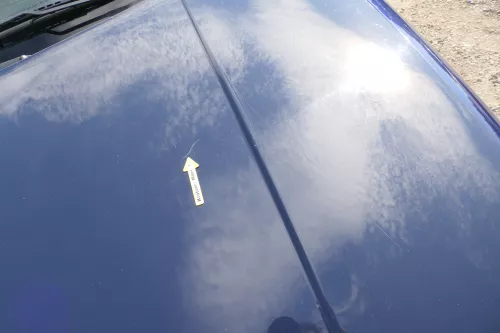 VW Golf 4 Motorhaube Haube Klappe vorne blau LA5G (170505)