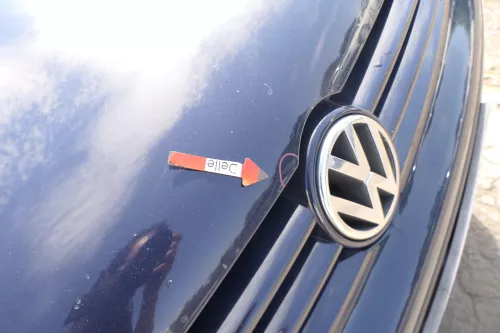 VW Golf 4 Motorhaube Haube Klappe vorne blau LA5G (170505)