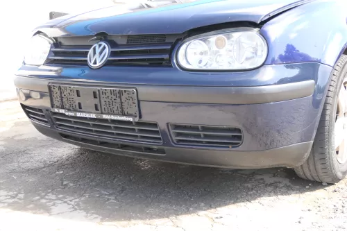 VW Golf 4 Stoßstange vorne Stoßfänger vorn vorne blau LA5G (170506)