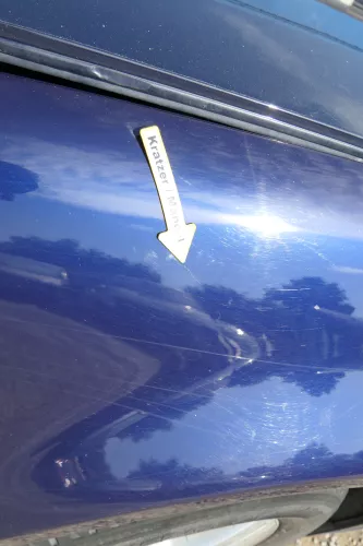 VW Golf 4 Kotflügel vorne links blau LB5N indigoblau blau indigo-blau (170508)