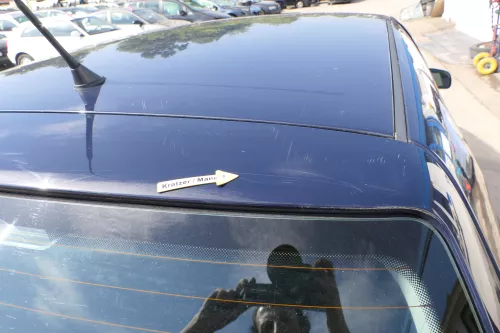 VW Golf 4 Limousine Heckklappe Kofferraumklappe Klappe hinten blau LA5G ohnAnb (170509)