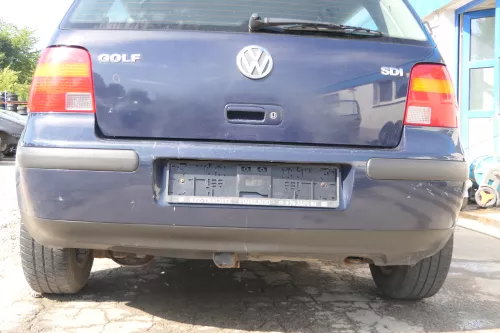 VW Golf 4 Limousine Heckklappe Kofferraumklappe Klappe hinten blau LA5G ohnAnb (170509)