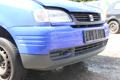 Seat Arosa 6H Stoßstange vorne vorn Frontsttoßstange blau LS5J (170562)