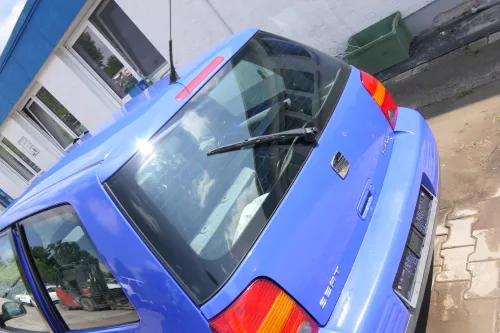 Seat Arosa Heckklappe Klappe hinten Kofferraumklappe blau LS5J bis ca. Bj. 2000 (170566)