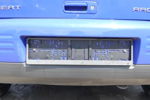 Seat Arosa 6H Stoßstange hinten Heckstoßstange blau LS5J (170567)