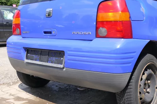 Seat Arosa 6H Stoßstange hinten Heckstoßstange blau LS5J (170567)