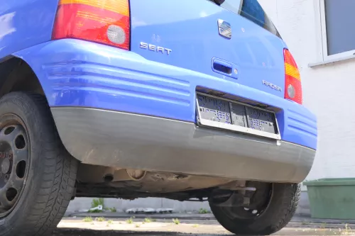 Seat Arosa 6H Stoßstange hinten Heckstoßstange blau LS5J (170567)