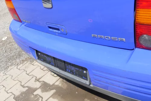Seat Arosa 6H Stoßstange hinten Heckstoßstange blau LS5J (170567)
