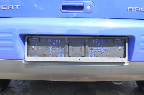 Seat Arosa 6H Stoßstange hinten Heckstoßstange blau LS5J (170567)