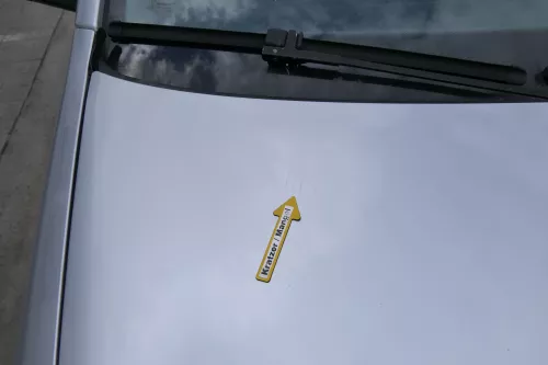 VW Polo 9N Motorhaube Klappe vorne silber grau LA7W reflexsilber bisca.Bj.2004 K (170574)