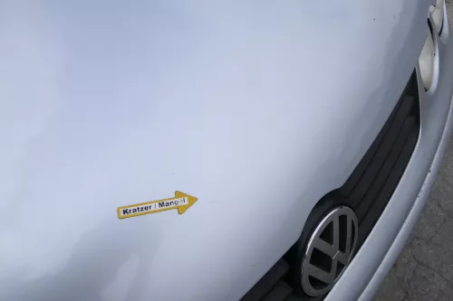 VW Polo 9N Motorhaube Klappe vorne silber grau LA7W reflexsilber bisca.Bj.2004 K (170574)