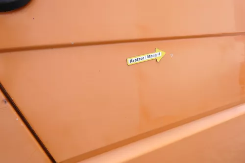 VW T4 Tür vorne rechts orange LP2C Beifahrertür 701831056H bis ca1996 ohne Anbau (170592)