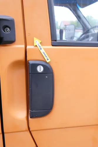 VW T4 Tür vorne rechts orange LP2C Beifahrertür 701831056H bis ca1996 ohne Anbau (170592)