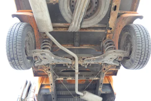 VW T4 Auspuff MIttelschalldämpfer +Endtopf mitte 1.9 TDI AAB AJA ABL (170622)