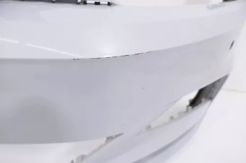 VW Polo AW 2G Stoßstange vorne Frontstoßstange Stoßfänger silber (170637)