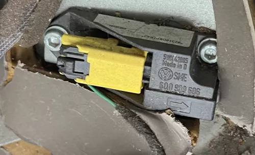 VW T5 7H Airbag Steuergerät Sitz Airbagsteuergerät 6Q0909606K 00R  vorne