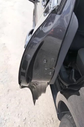 Seat Altea 5P Tür hinten links schwarz LS9N - ohneAnbauteile (170682)