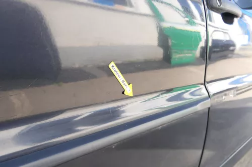 VW Polo 6N 6N2 Tür hinten rechts schwarz LC9Z 4/5-Türer (170766)