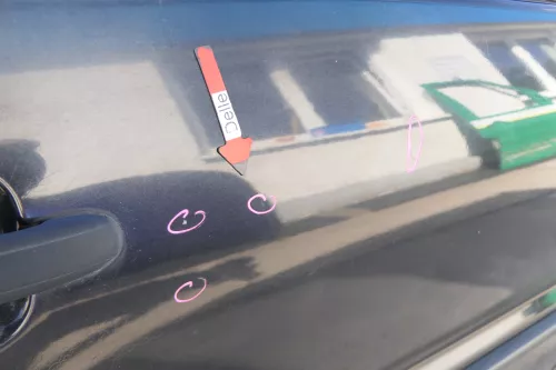 VW Polo 6N 6N2 Tür hinten rechts schwarz LC9Z 4/5-Türer (170766)