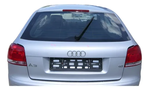 Audi A3 8P 2/3-Türer Heckklappe Klappe hinten grau silber LX7W 2/3-Türer