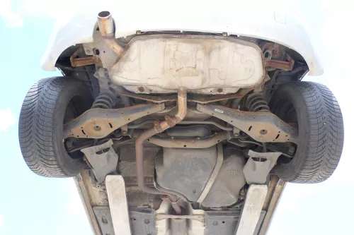 Audi A3 8P Auspuff Endschalldämpfer hinten 1,6  Motor BSE BSF Mittelschalldämpfe