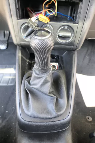 Golf 4 Bora Schaltknauf Schaltsack Schaltung Schaltknüppel schwarz Benziner 1,4