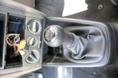 Golf 4 Bora Schaltknauf Schaltsack Schaltung Schaltknüppel schwarz Benziner 1,4 (170834)