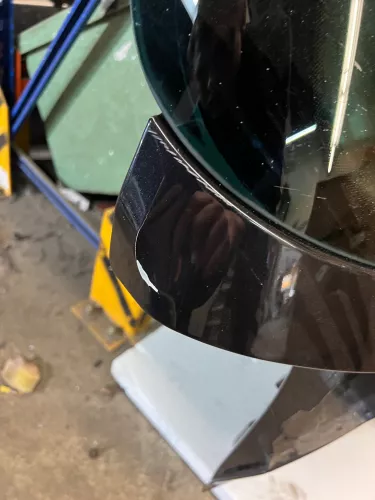 VW Golf Plus 5M Heckklappe hinten Kofferraumklappe Scheibe schwarz LC9Z - Rost (170861)