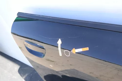Audi A4 B6 8E nur Türblatt Tür hinten rechts schwarz LY9B Kombi+Limo (170892)