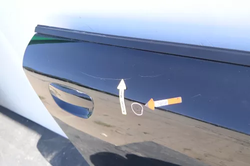 Audi A4 B6 8E nur Türblatt Tür hinten rechts schwarz LY9B Kombi+Limo (170892)