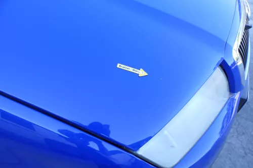 Skoda Fabia 6Y Motorhaube Klappe vorne blau LF5K vorn     (OHNEgrill!) (170896)