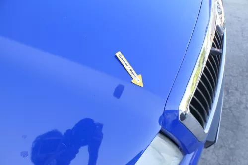Skoda Fabia 6Y Motorhaube Klappe vorne blau LF5K vorn     (OHNEgrill!) (170896)