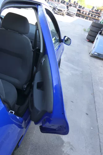 Skoda Fabia 6Y Limousine Schrägheck Tür hinten rechts blau LF5K (170900)