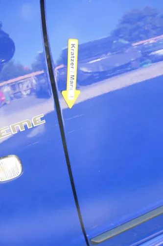 Fabia 6Y Kombi + Limousine Tür vorne links Fahrertür blau LF5K ohneAnbaute (170902)