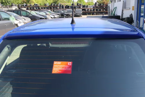 Skoda Fabia 6Y6 Schrägheck Heckklappe Kofferraumklappe hinten blau LF5K (170904)