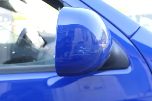 Skoda Fabia 6Y elektrisch Spiegel Außenspiegel rechts mit Glas blau LF5K (170907)