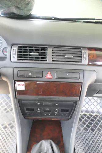 Audi A6 4B C5 Verkleidung Klappe Abdeckung Dekor Holz Optik Nußbaum (170947)