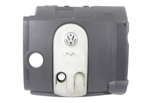 VW Golf 5 Luftfilterkasten Luftfilter Motorabdeckung 1,6 FSI BLF BLP  - DEFEKT (170974)