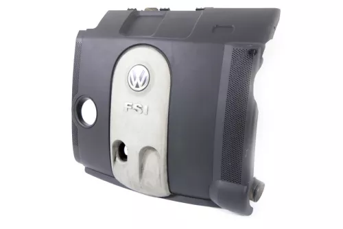 VW Golf 5 Luftfilterkasten Luftfilter Motorabdeckung 1,6 FSI BLF BLP  - DEFEKT (170974)