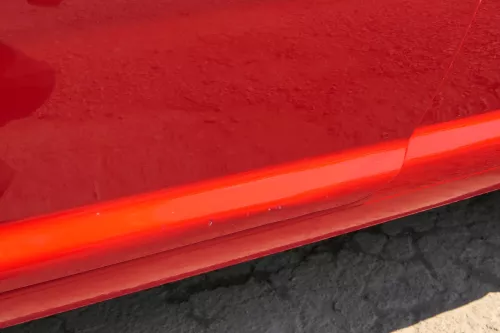 VW Golf 4 Tür vorne links Fahrertür 2/3-Türer rot LP3G ohneAnbauteile (171077)