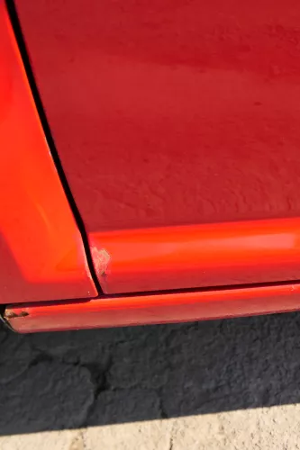 VW Golf 4 Tür vorne links Fahrertür 2/3-Türer rot LP3G ohneAnbauteile (171077)