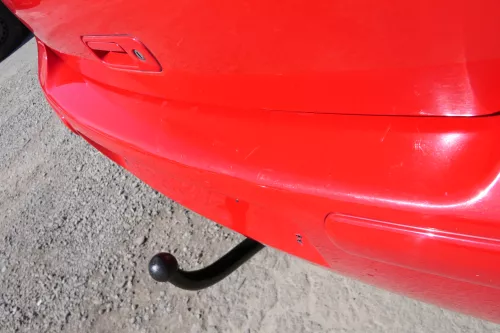 VW Golf 4 Limousine Stoßstange hinten Heckstoßstange Stoßfänger rot LP3G (171082)