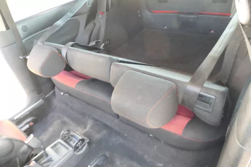 VW Golf 4 Limousine Sitz Rückbank Rücksitzbank hinten Sitze Sportsitze rot (171088)