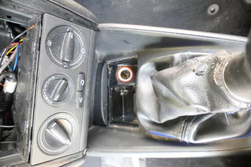 Golf 4 Bora Schaltknauf Schaltsack Schaltung Schaltknüppel Benziner 1,6 1,4 blau (171091)