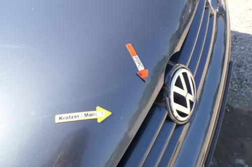 VW Golf 4 Motorhaube Haube Klappe vorne grau LC7V (171121)